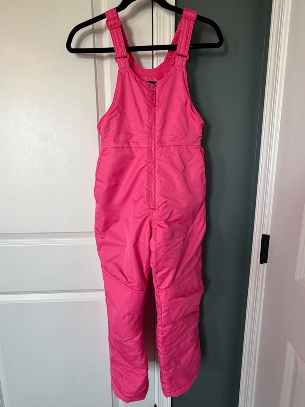 all in motion Bright Pink Insulated Kids Snow Overalls